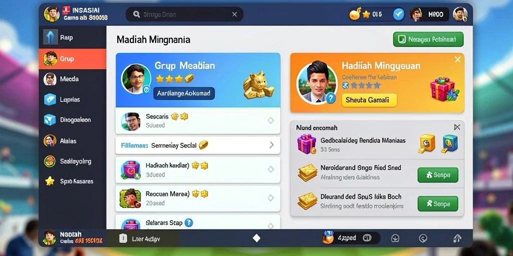 Fitur bonus harian yang menguntungkan bagi pengguna setia.