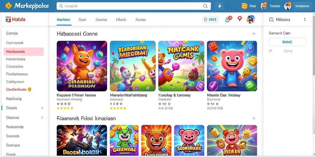 Beragam pilihan permainan slot.