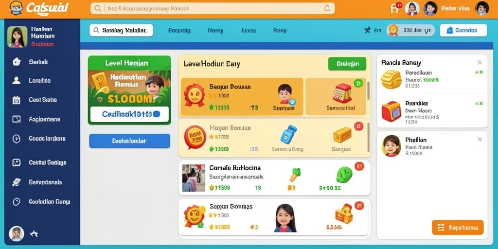 Screenshot aplikasi MEGAHOKI menunjukkan fitur bonus yang menguntungkan.