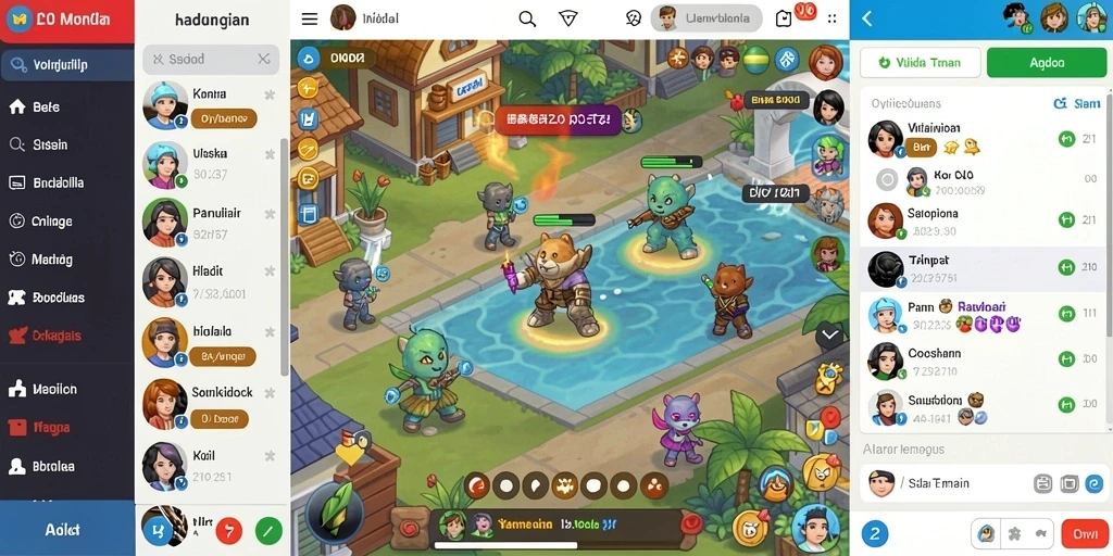 Mode multiplayer seru untuk bermain bersama teman.