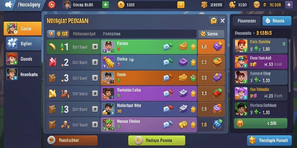 Sistem reward yang memotivasi pemain untuk terus bermain.