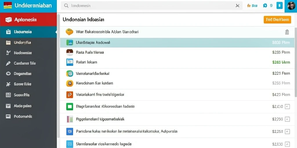 Tampilan grafis yang menarik dan penuh warna.